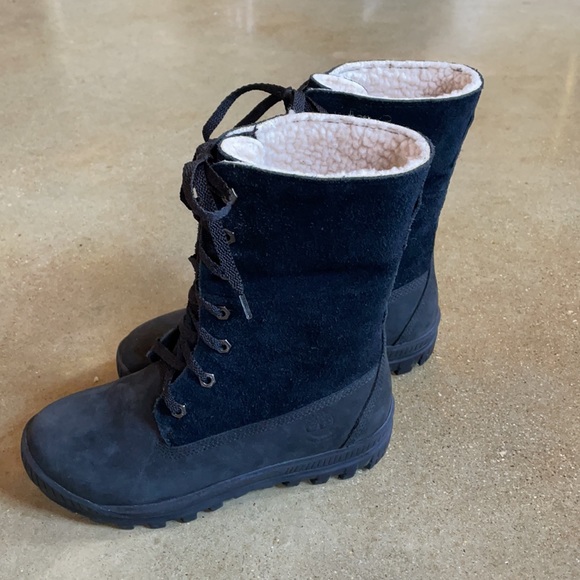 Timberland Anti-Fatigue Sherpa Lined Lace Up Boots, 7 - Picture 14 of 16